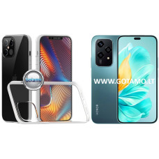 Honor 200 Lite dėklai ir apsauginiai stiklai - Skin silikoninis dėklas 2MM storio Honor 200 Lite telefonui