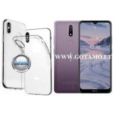 Skin silikoninis dėklas 2MM storio Nokia 2.4 telefonui Telšiai | Palanga | Klaipėda