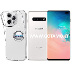 Skin silikoninis dėklas 2MM storio Samsung Galaxy S10+ telefonui