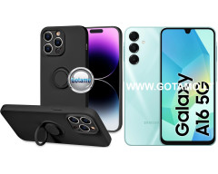 B-Hold Plus dėklas nugarėlė Samsung Galaxy A16, Samsung Galaxy A16 5G telefonams juodos spalvos
