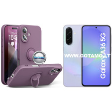 B-Hold Plus dėklas nugarėlė Samsung Galaxy A36 telefonui violetinės spalvos