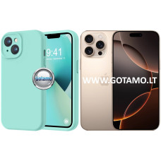 Apple iPhone 16 Pro Max dėklai ir apsauginiai stiklai - B-Soft Plus dėklas nugarėlė Apple iPhone 16 Pro Max mobiliajam telefonui mėtinės spalvos