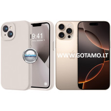 Apple iPhone 16 Pro Max dėklai ir apsauginiai stiklai - B-Soft Plus dėklas nugarėlė Apple iPhone 16 Pro Max mobiliajam telefonui pilkos spalvos
