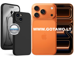 B-Soft Plus dėklas nugarėlė Apple iPhone 17 Pro, juodas