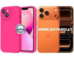 B-Soft Plus dėklas nugarėlė Apple iPhone 17 Pro Max, ryškiai rožinis