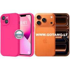 B-Soft Plus dėklas nugarėlė Apple iPhone 17 Pro, ryškiai rožinis