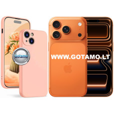 B-Soft Plus dėklas nugarėlė Apple iPhone 17 Pro, šviesiai oranžinis