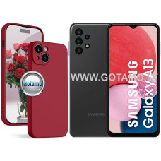 B-Soft Plus dėklas nugarėlė Samsung Galaxy A13 mobiliajam telefonui bordo spalvos