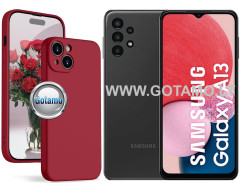 B-Soft Plus dėklas nugarėlė Samsung Galaxy A13 mobiliajam telefonui bordo spalvos