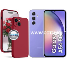 Samsung Galaxy A54 dėklai ir apsauginiai stiklai - B-Soft Plus dėklas nugarėlė Samsung Galaxy A54 mobiliajam telefonui bordo spalvos