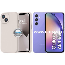 Samsung Galaxy A54 dėklai ir apsauginiai stiklai - B-Soft Plus dėklas nugarėlė Samsung Galaxy A54 mobiliajam telefonui pilkos spalvos