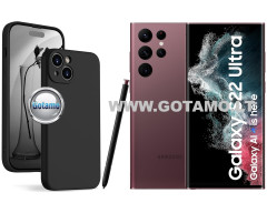 B-Soft Plus dėklas nugarėlė Samsung Galaxy S22 Ultra 5G (juodos spalvos)