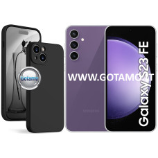 B-Soft Plus dėklas nugarėlė Samsung Galaxy S23 FE mobiliajam telefonui juodos spalvos