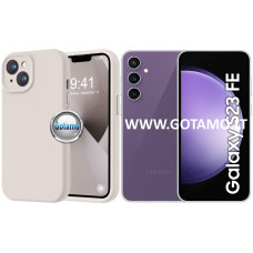 B-Soft Plus dėklas nugarėlė Samsung Galaxy S23 FE mobiliajam telefonui pilkos spalvos