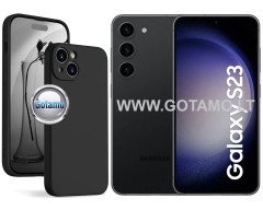 B-Soft Plus dėklas nugarėlė Samsung Galaxy S23 mobiliajam telefonui juodos spalvos