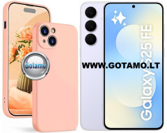 B-Soft Plus dėklas nugarėlė Samsung Galaxy S25 FE (šviesiai oranžinė)