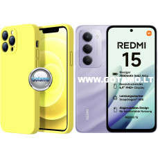 B-Soft Plus dėklas nugarėlė Xiaomi Redmi 15 4G, citruso geltonas