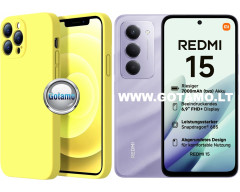 B-Soft Plus dėklas nugarėlė Xiaomi Redmi 15 4G (citruso geltona)