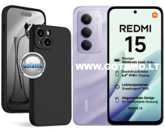 B-Soft Plus dėklas nugarėlė Xiaomi Redmi 15 4G (juodos spalvos)