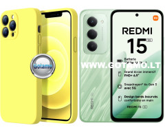 B-Soft Plus dėklas nugarėlė Xiaomi Redmi 15 (citruso geltona)