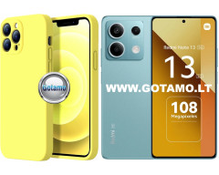 B-Soft Plus dėklas nugarėlė Xiaomi Redmi Note 13 5G (citruso geltona)
