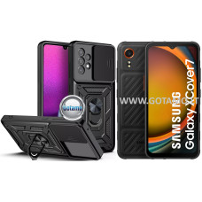 B-Ultra dėklas nugarėlė šarvai Samsung Galaxy Xcover 7 telefonui juodos spalvos