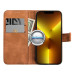 Samsung Galaxy A15, Samsung Galaxy A15 5G dėklai ir apsauginiai stiklai - Diary-S veliūrinis dėklas Samsung Galaxy A15, Samsung Galaxy A15 5G telefonams rudos spalvos