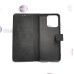 Diary-S veliūrinis dėklas Xiaomi Redmi 10C, Xiaomi Poco C40 telefonams juodos spalvos
