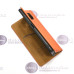 Xiaomi Poco X3, X3 NFC, Xiaomi Poco X3 Pro dėklai ir apsauginiai stiklai - Domino magnetinis dėklas Xiaomi Poco X3, Xiaomi Poco X3 NFC, Xiaomi Poco X3 Pro telefonams oranžinės spalvos