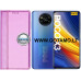 Xiaomi Poco X3, X3 NFC, Xiaomi Poco X3 Pro dėklai ir apsauginiai stiklai - Domino magnetinis dėklas Xiaomi Poco X3, Xiaomi Poco X3 NFC, Xiaomi Poco X3 Pro telefonams šviesiai violetinės spalvos