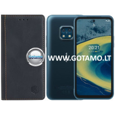 Nokia XR20 dėklai ir apsauginiai stiklai - Loonbless magnetinis dėklas Nokia XR20 telefonui juodos spalvos