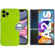 Pearl Jelly dėklas nugarėlė Samsung Galaxy A21s telefonui salotinės spalvos Kaunas | Šiauliai | Telšiai