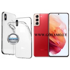 Skin silikoninis dėklas 2MM storio Samsung Galaxy S21+ 5G telefonui Vilnius | Šiauliai | Telšiai