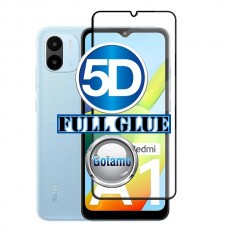 Apsauga ekranui gaubtas grūdintas stiklas Xiaomi Redmi A1, Xiaomi Redmi A2 mobiliesiems telefonams juodos spalvos 5D pilnas padengimas klijais Telšiai | Kaunas | Vilnius