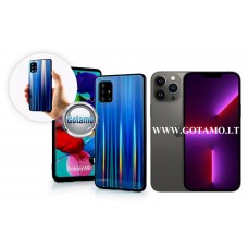 Aurora dėklas nugarėlė Apple iPhone 13 Pro Max telefonams mėlynos spalvos Šiauliai | Klaipėda | Vilnius