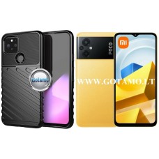 B-2Safe dėklas nugarėlė Xiaomi Poco M5, Xiaomi Poco M4 5G, Xiaomi Redmi 10 5G mobiliesiems telefonams juodos spalvos Kaunas | Palanga | Plungė