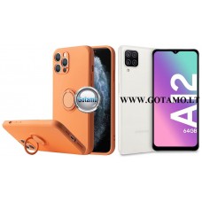 B-Hold dėklas nugarėlė Samsung Galaxy A12, Samsung Galaxy M12 mobiliesiems telefonams oranžinės spalvos Vilnius | Telšiai | Palanga