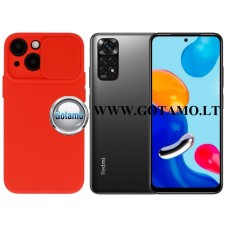 B-Private dėklas nugarėlė Xiaomi Redmi Note 11, Xiaomi Redmi Note 11S mobiliesiems telefonams raudonos spalvos Šiauliai | Plungė | Palanga