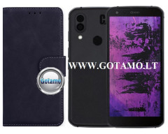 Diary Mate2 dėklas knyga CAT S62 Pro telefonui juodos spalvos Diary Mate2 dėklas knyga CAT S62 Pro telefonui juodos spalvos