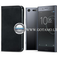 Sony Xperia XZ Premium dėklai ir apsauginiai stiklai - Galant magnetinis dėklas Sony Xperia XZ Premium telefonui juodos spalvos