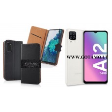 Gotamo Vintage natūralios odos dėklas Samsung Galaxy A12, Samsung Galaxy M12 mobiliesiems telefonams juodos spalvos Plungė | Vilnius | Kaunas