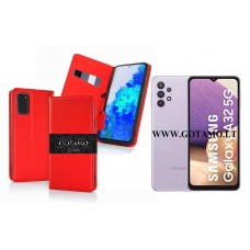 Gotamo Vintage natūralios odos dėklas Samsung Galaxy A32 5G mobiliajam telefonui raudonos spalvos Plungė | Telšiai | Palanga
