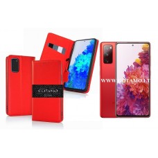 Gotamo Vintage natūralios odos dėklas Samsung Galaxy S20 FE mobiliajam telefonui raudonos spalvos Šiauliai | Kaunas | Plungė