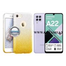 iLLuminaTe silikoninis dėklas nugarėlė Samsung Galaxy A22 telefonams aukso spalvos Palanga | Kaunas | Šiauliai