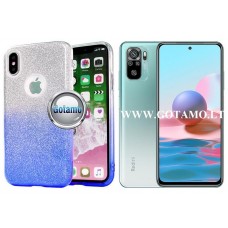 iLLuminaTe silikoninis dėklas nugarėlė Xiaomi Redmi Note 10, Xiaomi Redmi Note 10S, Xiaomi Poco M5s telefonams žydros spalvos Palanga | Vilnius | Vilnius