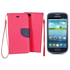 Manager dėklas Samsung Galaxy S3 mini mobiliesiems telefonams rožinės spalvos
