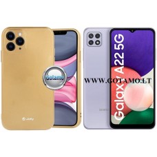 Pearl Jelly dėklas nugarėlė Samsung Galaxy A22 5G telefonui aukso spalvos Plungė | Šiauliai | Plungė