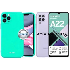 Pearl Jelly dėklas nugarėlė Samsung Galaxy A22 telefonui mėtinės spalvos Vilnius | Telšiai | Telšiai
