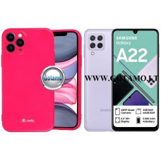 Pearl Jelly dėklas nugarėlė Samsung Galaxy A22 telefonui rožinės spalvos Kaunas | Šiauliai | Vilnius