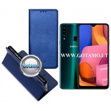Re-Grid magnetinis dėklas Samsung Galaxy A20s telefonams mėlynos spalvos Šiauliai | Klaipėda | Vilnius